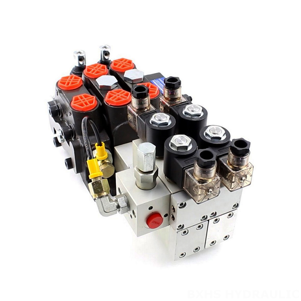 DCV100 Electro-hydraulic 2 Spool Sectional Directional Valve image