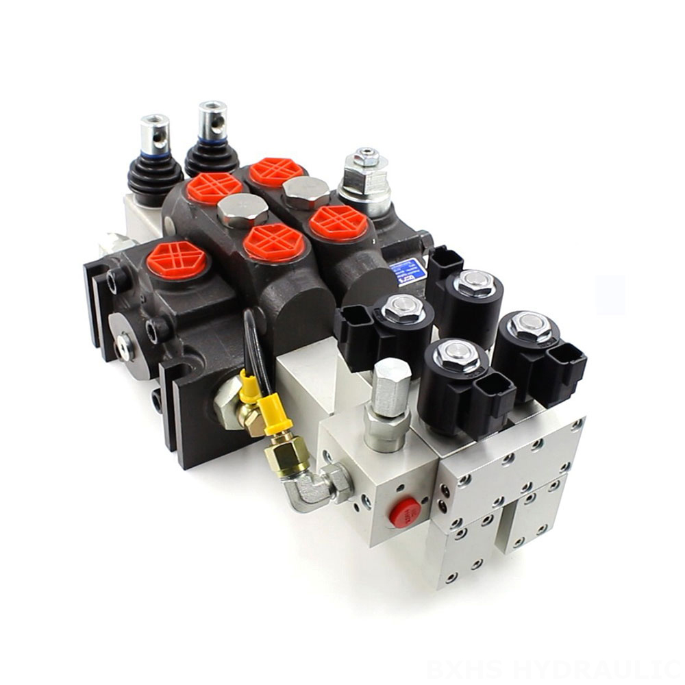 DCV200 Electro-hydraulic 2 Spool Sectional Directional Valve image