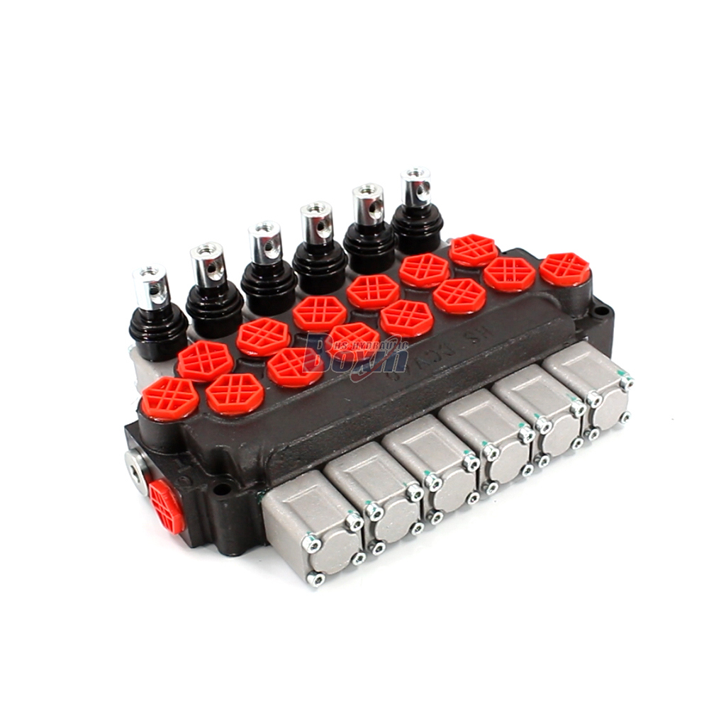 DCV40 Manual 6 Spool Monoblock Directional Valve image