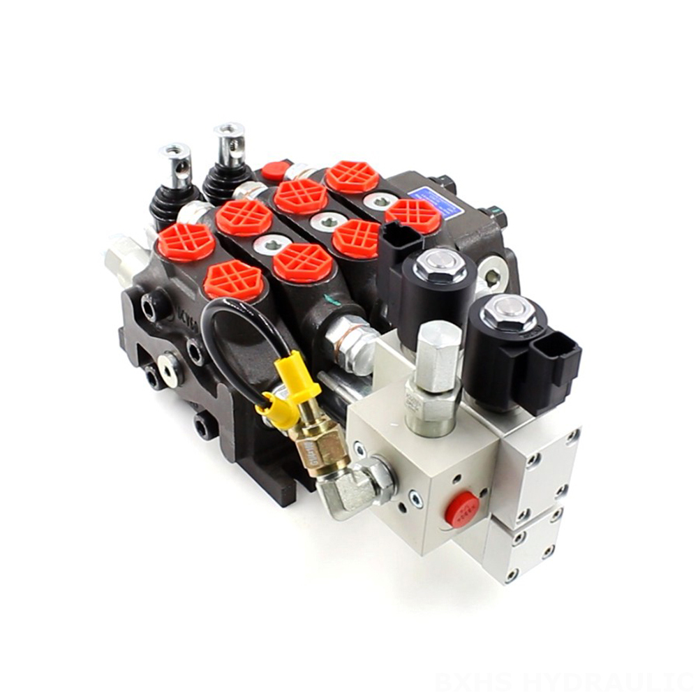 DCV60 Electro-hydraulic 2 Spool Sectional Directional Valve image