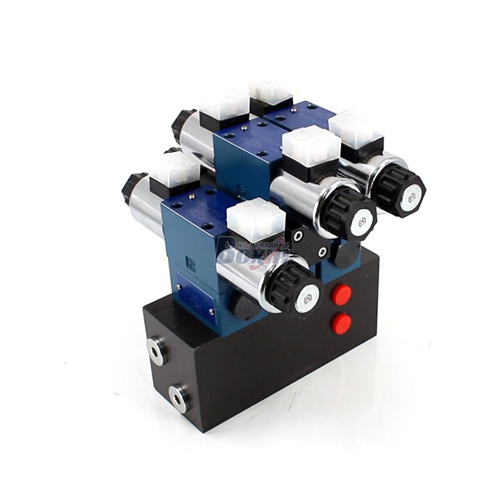 HSBS06-3 Solenoid 3 Spool Solenoid Control Valve image