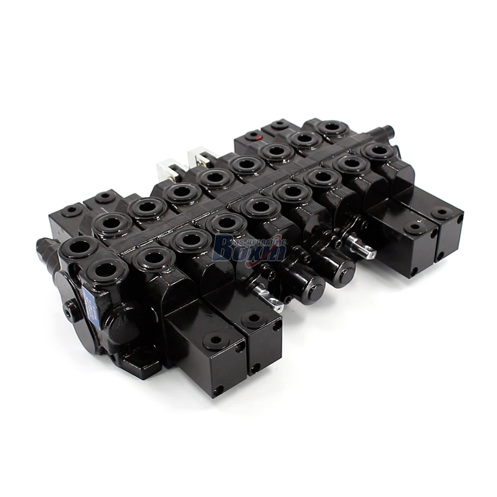 HSW50 Hydraulic and Manual 8 Spool Monoblock Directional Valve image