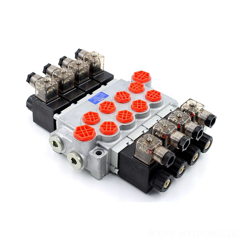 P40-DKL Solenoid 4 Spool Monoblock Directional Valve image