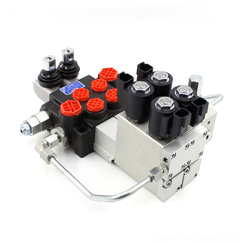 P40 Electro-hydraulic 2 Spool Monoblock Directional Valve image