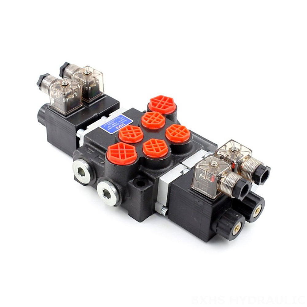 P40 Solenoid 2 Spool Monoblock Directional Valve image
