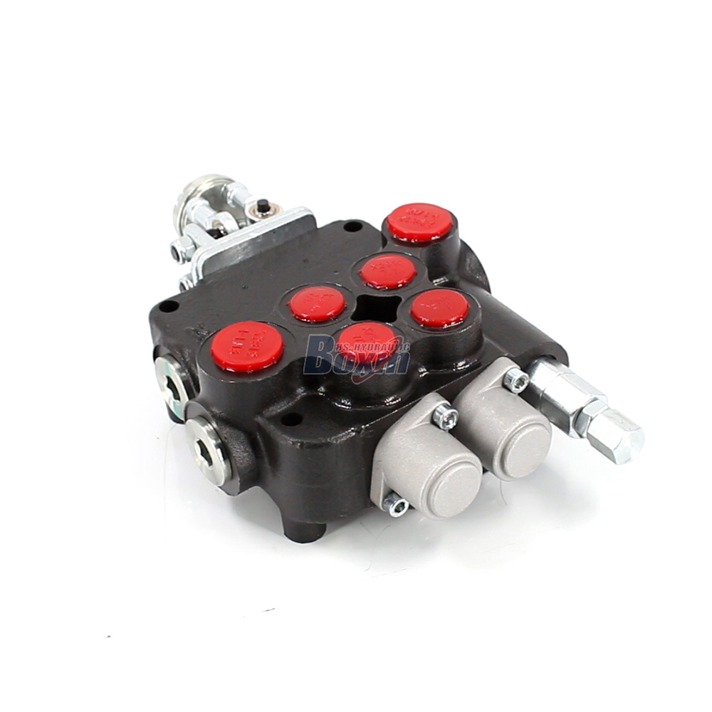 P80-U1-J2OT Joystick 2 Spool Monoblock Directional Valve image