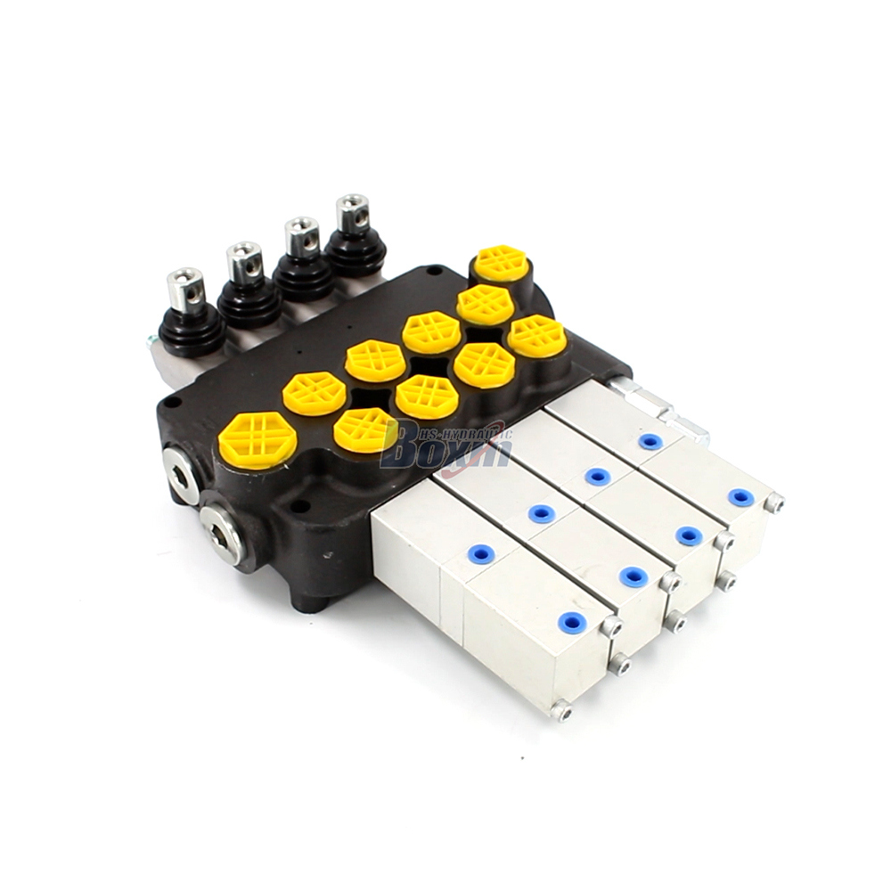 P80Q-G-4OT Pneumatic 4 Spool Monoblock Directional Valve image