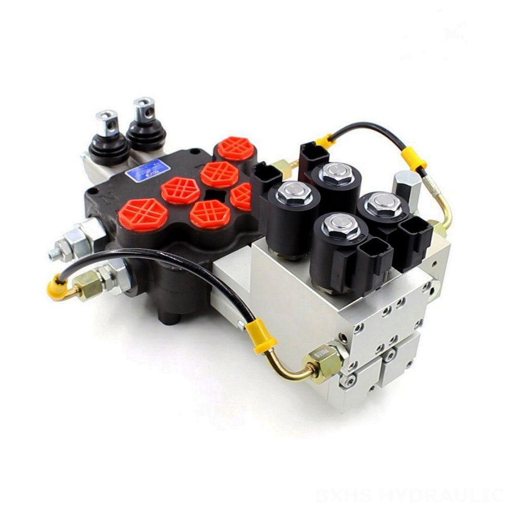 P80 Electro-hydraulic 2 Spool Monoblock Directional Valve image