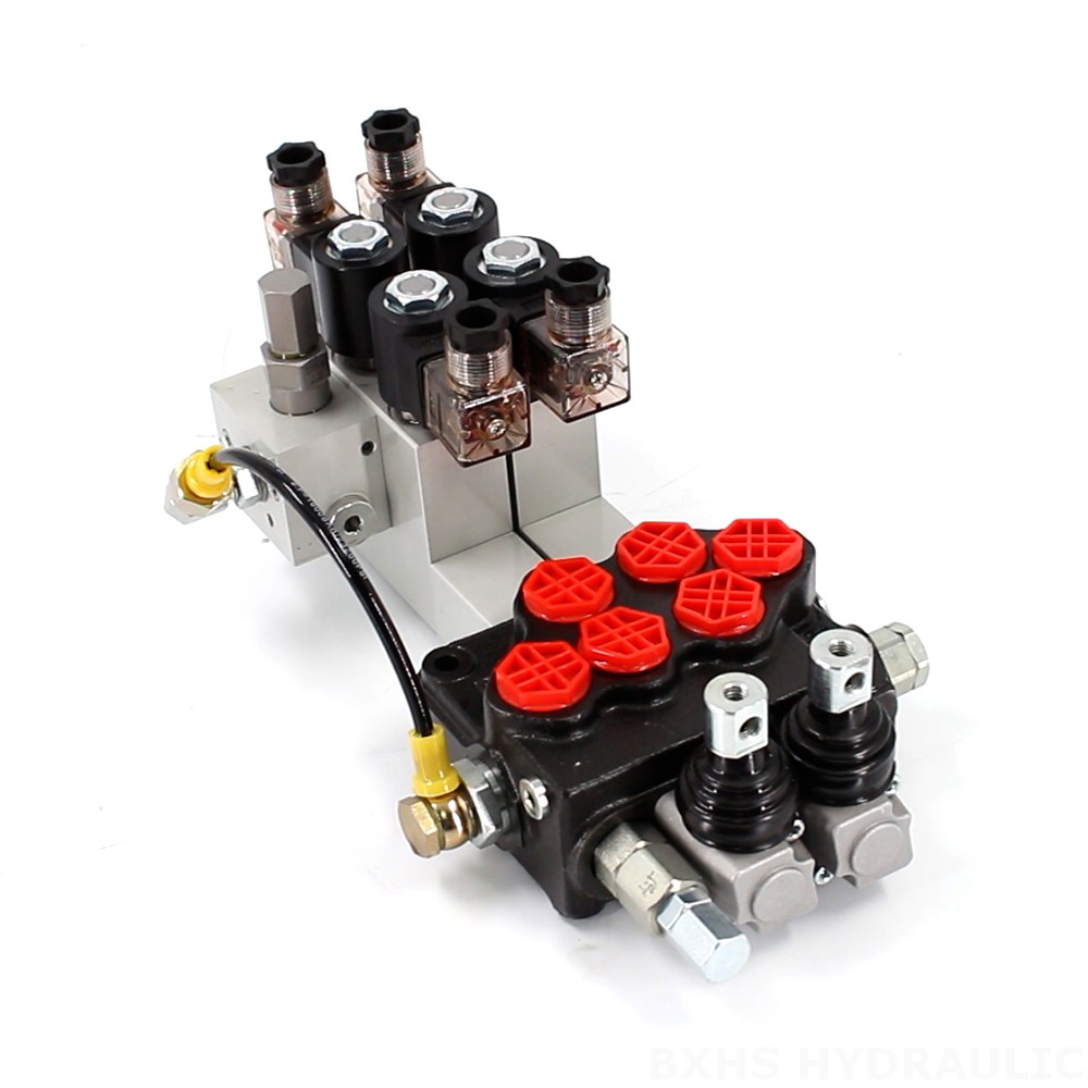 SD5 Electro-hydraulic 2 Spool Monoblock Directional Valve image