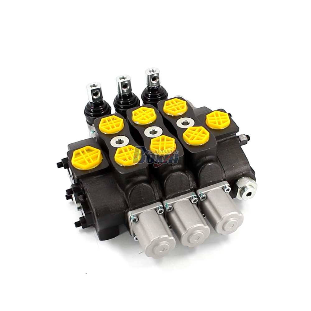 SD8 Manual 3 Spool Sectional Directional Valve image