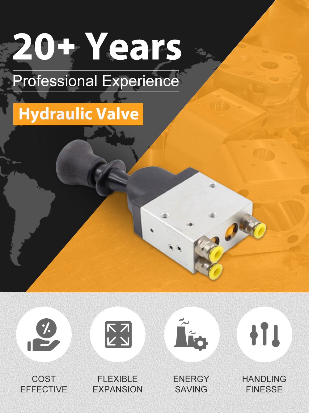 BKQF34B-C Pneumatic 1 Spool Pneumatic Control Valve detailed image