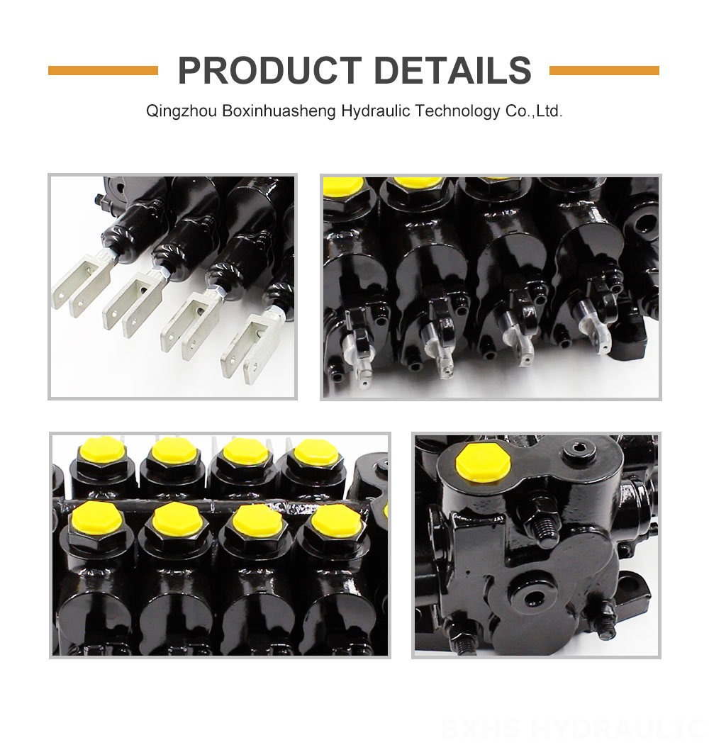 CDBF20 Manual 4 Spool Hydraulic Distributor detailed image