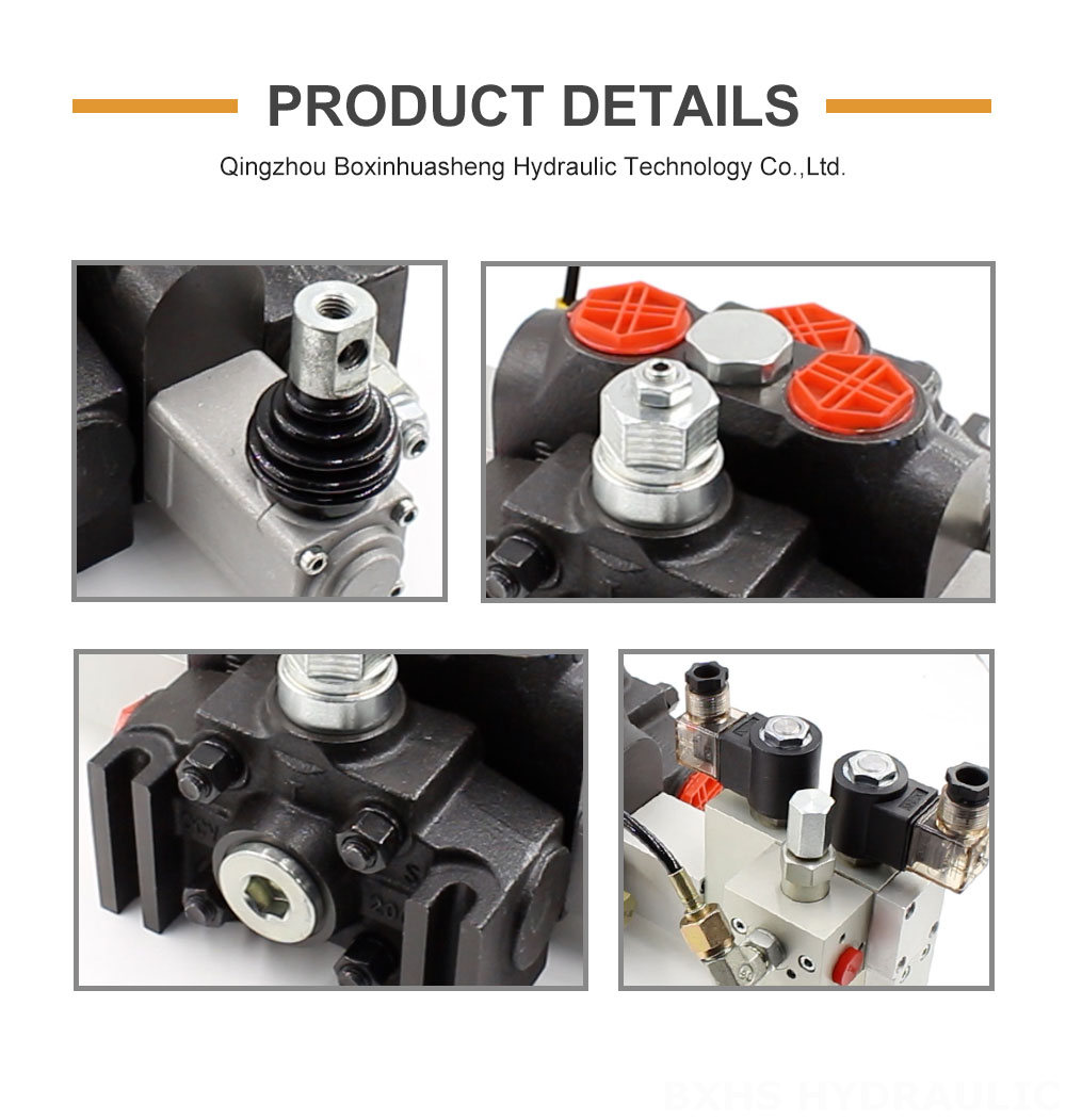 DCV200 Electro-hydraulic 1 Spool Sectional Directional Valve detailed image