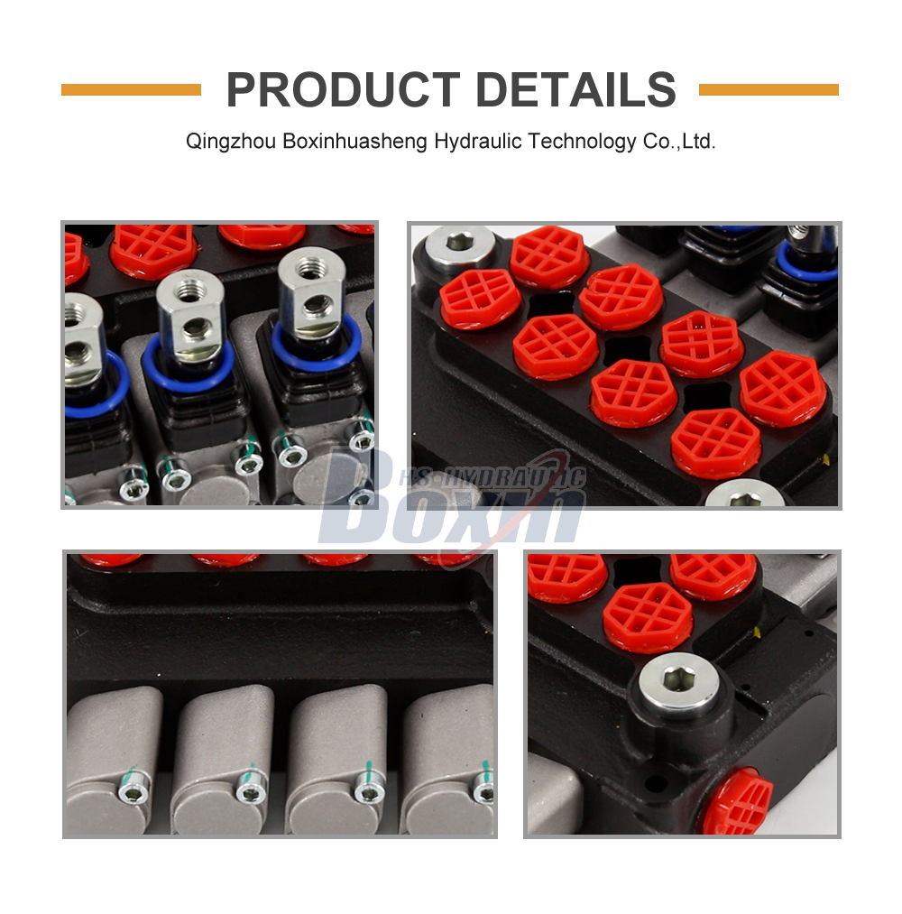DCV20 Manual 4 Spool Monoblock Directional Valve detailed image