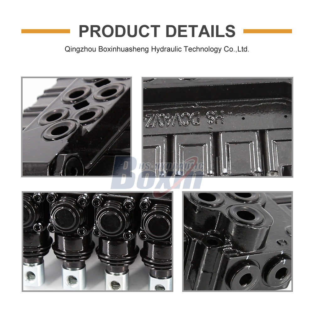 DCV40Z-FZJ 5 Spool Directional Control Valve for Outrigger Applications detailed image