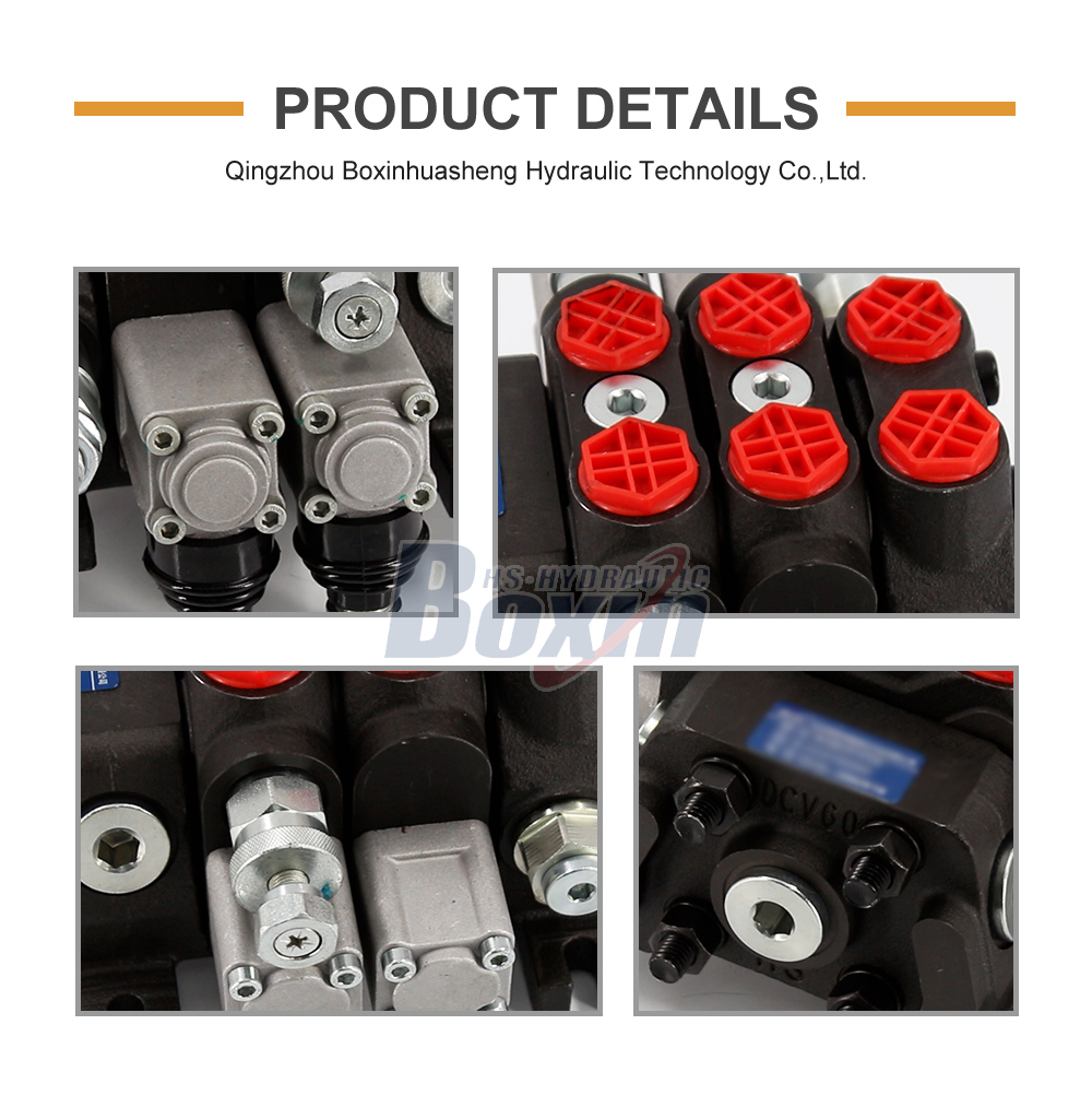 DCV60-FZJ Manual 2 Spool Sectional Directional Valve detailed image
