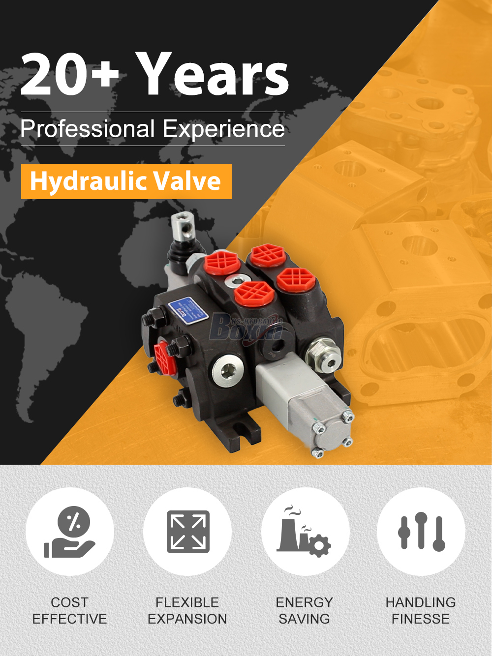 DCV60-JZTAW-J Manual 1 Spool Sectional Directional Valve detailed image