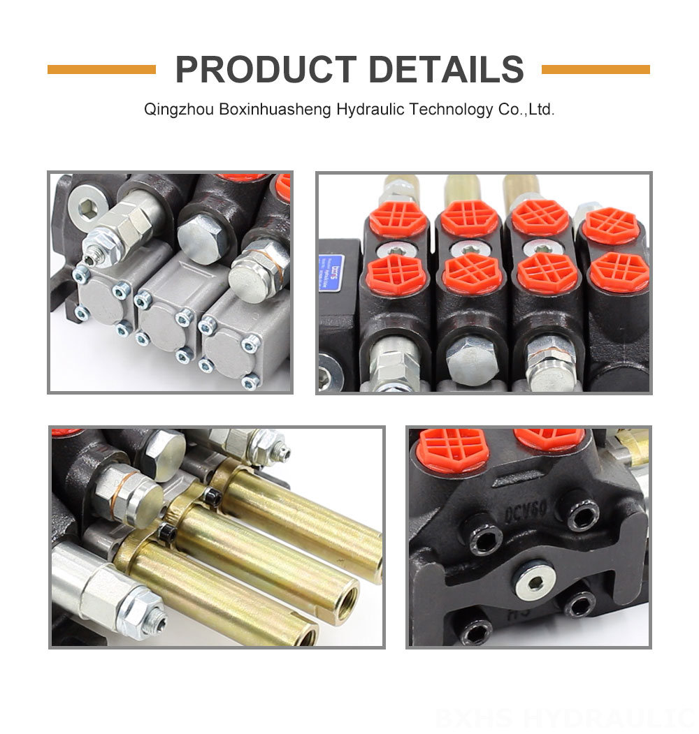 Hydraulic Breaker Valve 3-Spool Hydraulic Valve | DCV60 Model | Factory Direct & Customizable detailed image