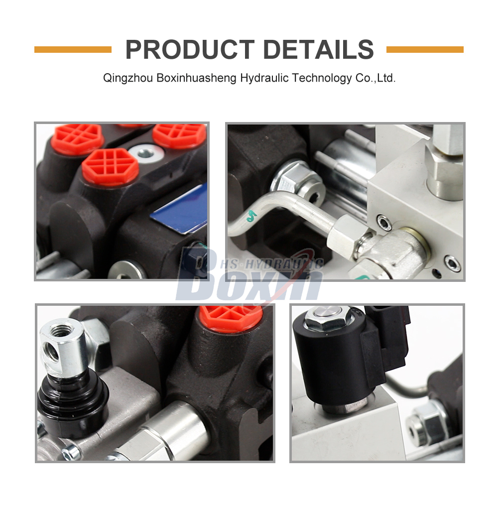 DCV60 Electro-hydraulic 1 Spool Sectional Directional Valve detailed image