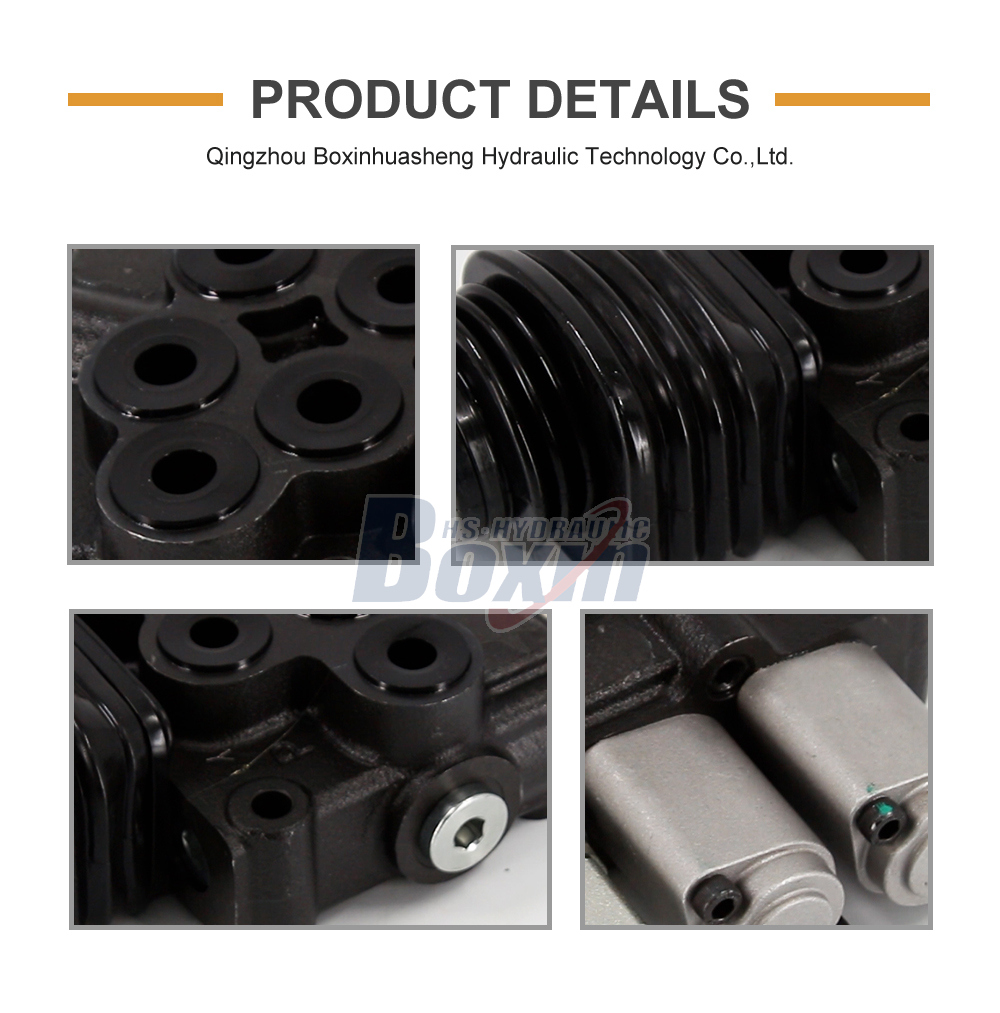 HS45 Joystick 2 Spool Monoblock Directional Valve detailed image