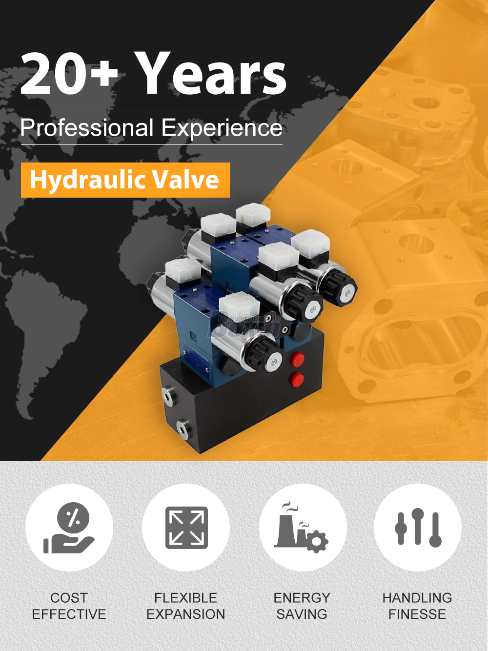Strategic Partnership Opportunities for HSBS06 Solenoid 3 Spool Valve Distribution detailed image