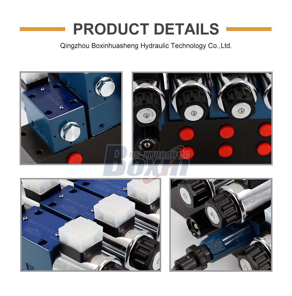 HSBS06 6 Spool Directional Valve for Hydraulic Systems detailed image