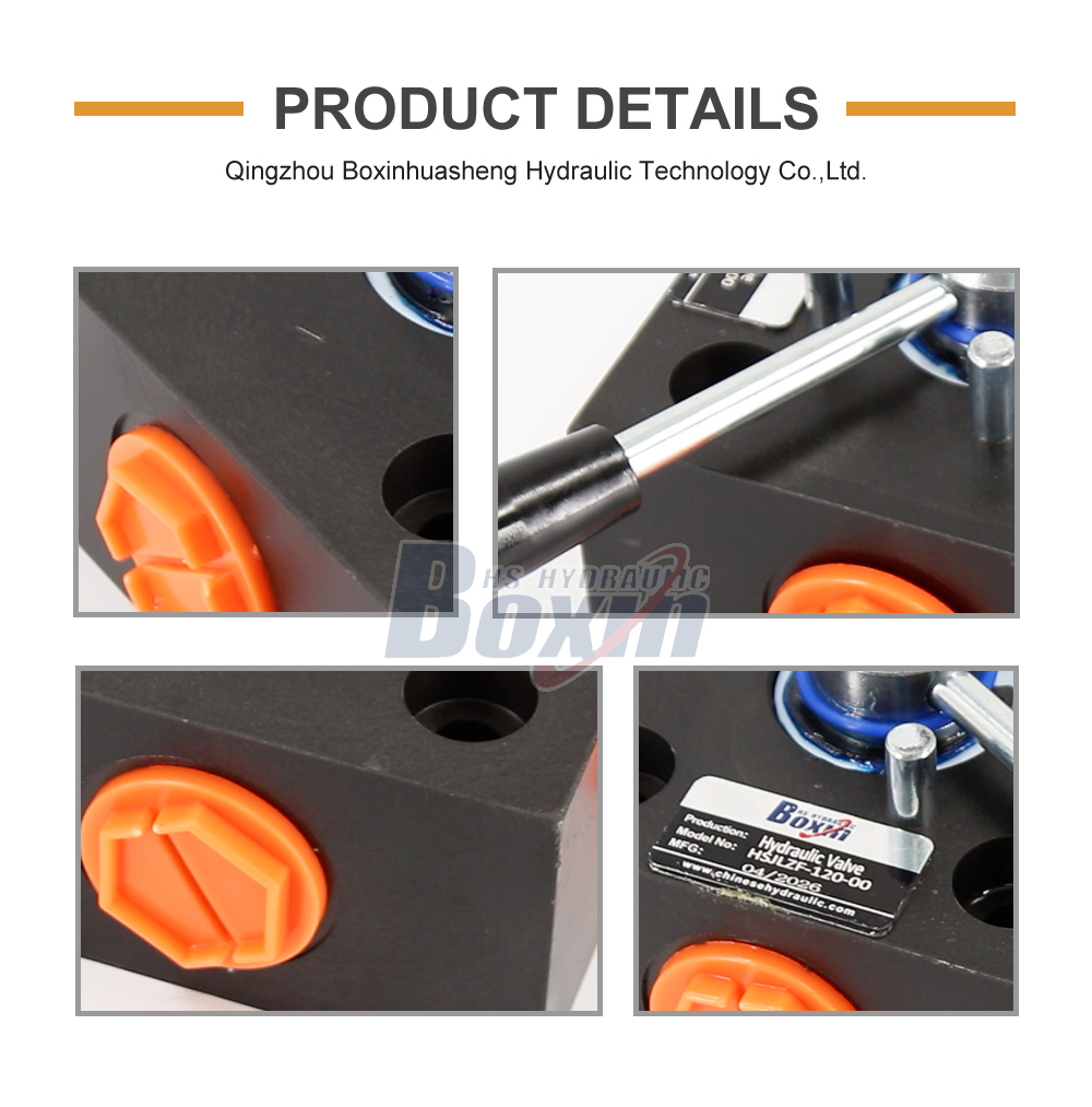 Factory Wholesale HSJLZF-120 1 Spool Hydraulic Directional Control Valve detailed image