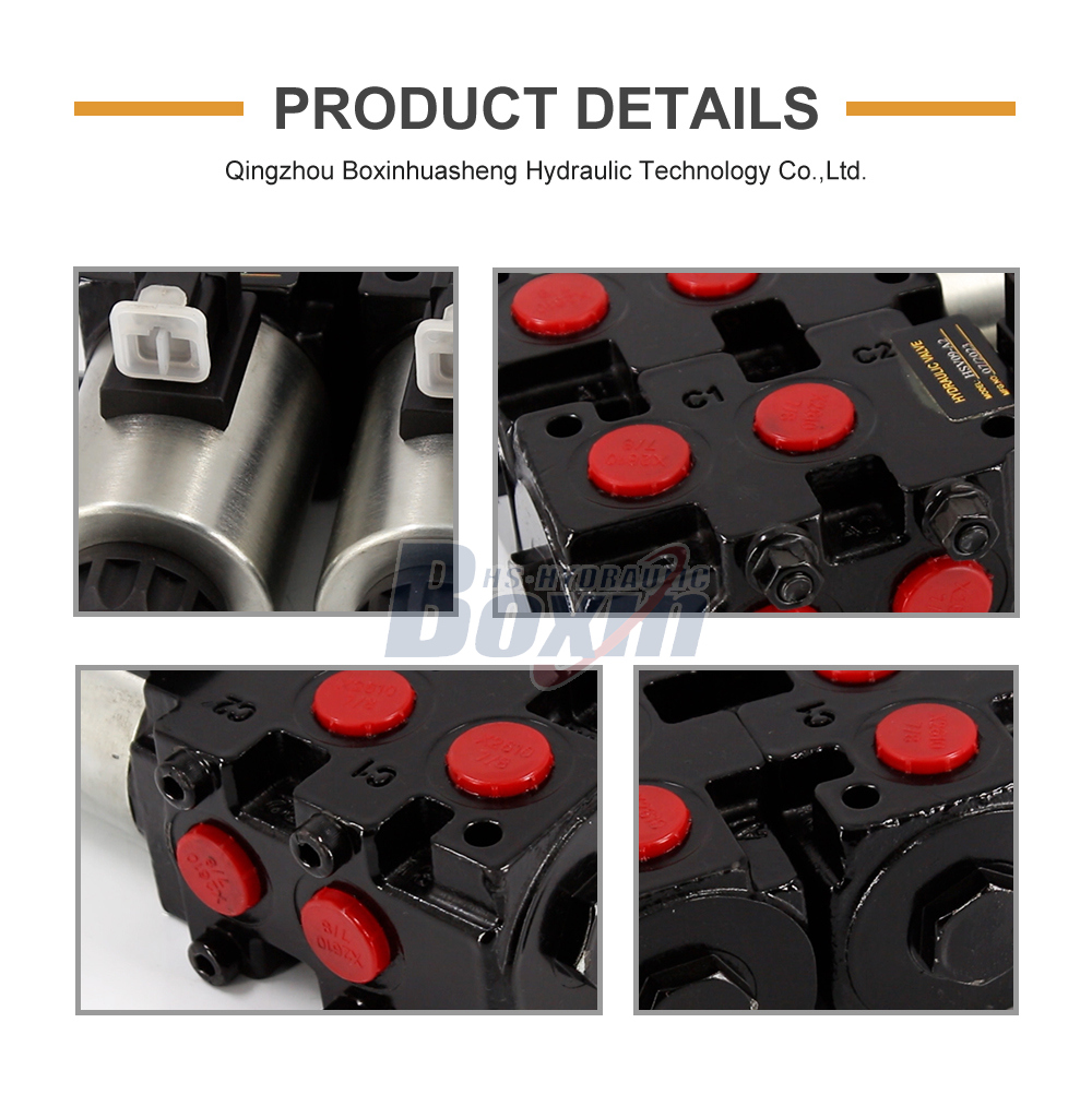 HSV09-2 Solenoid 2 Spool Flow Diverter Valve detailed image