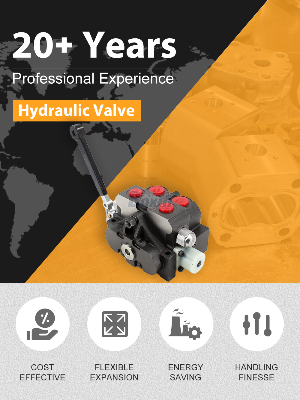HSV20 Manual 1 Spool Sectional Directional Valve detailed image