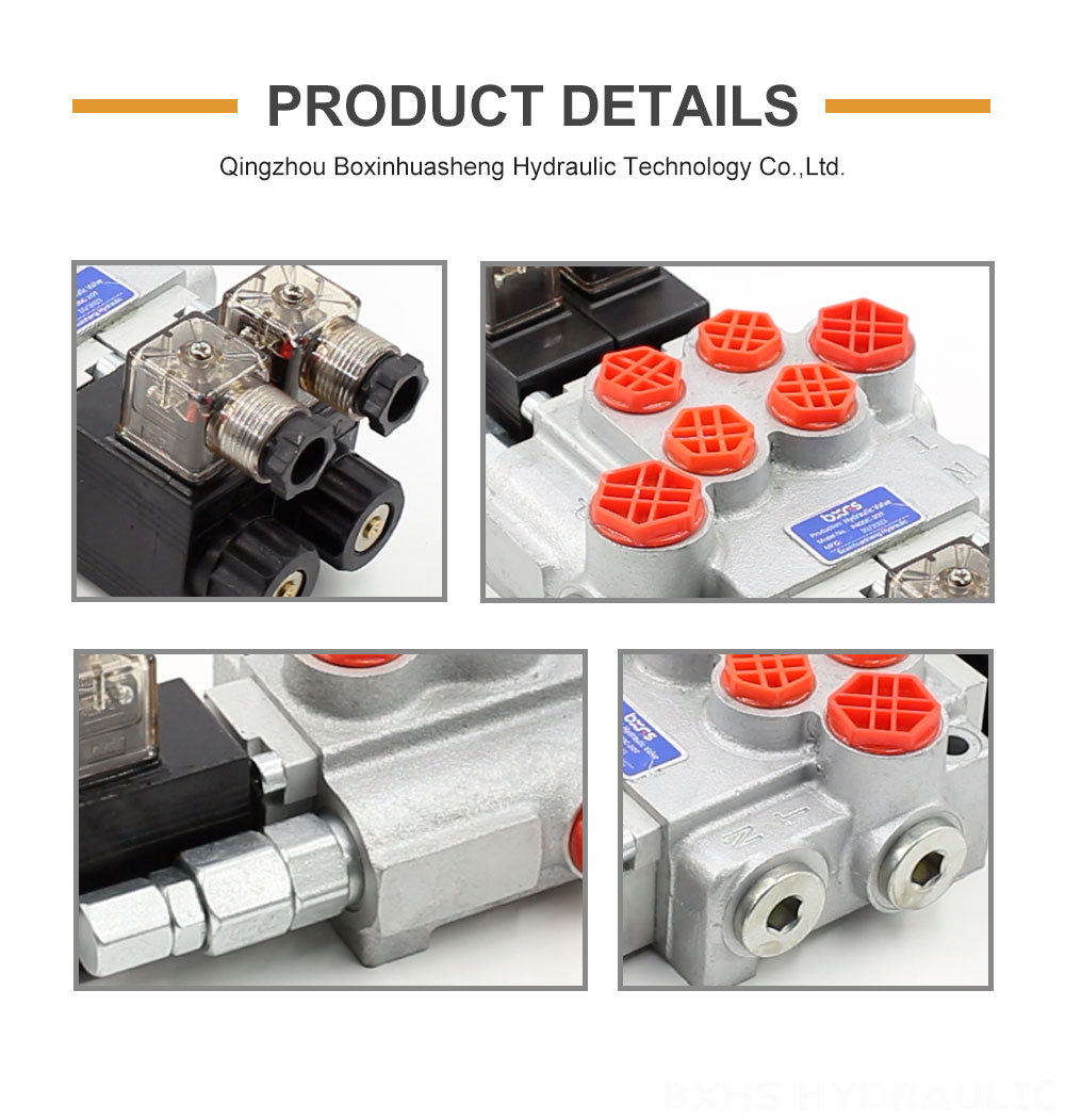 P40-DKL Solenoid 2 Spool Monoblock Directional Valve detailed image