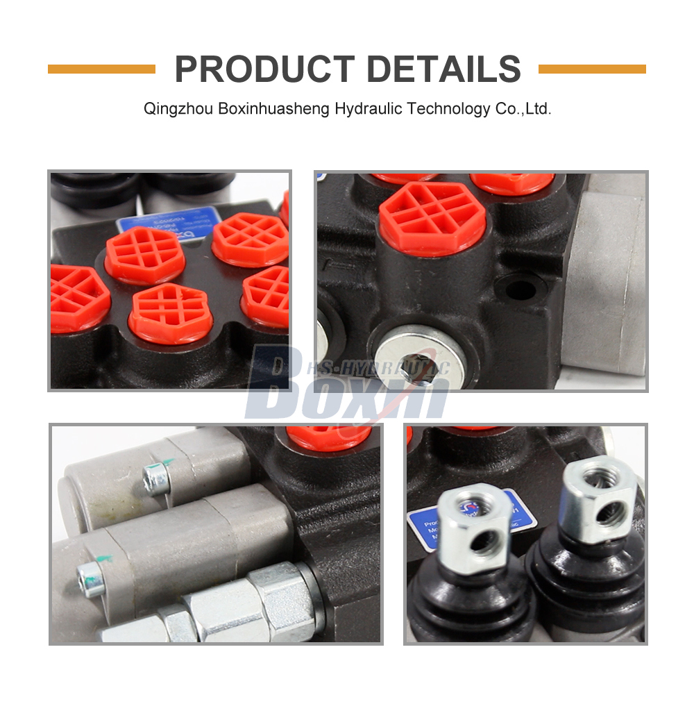 P40-QTW1-QW1 Manual 2 Spool Monoblock Directional Valve detailed image