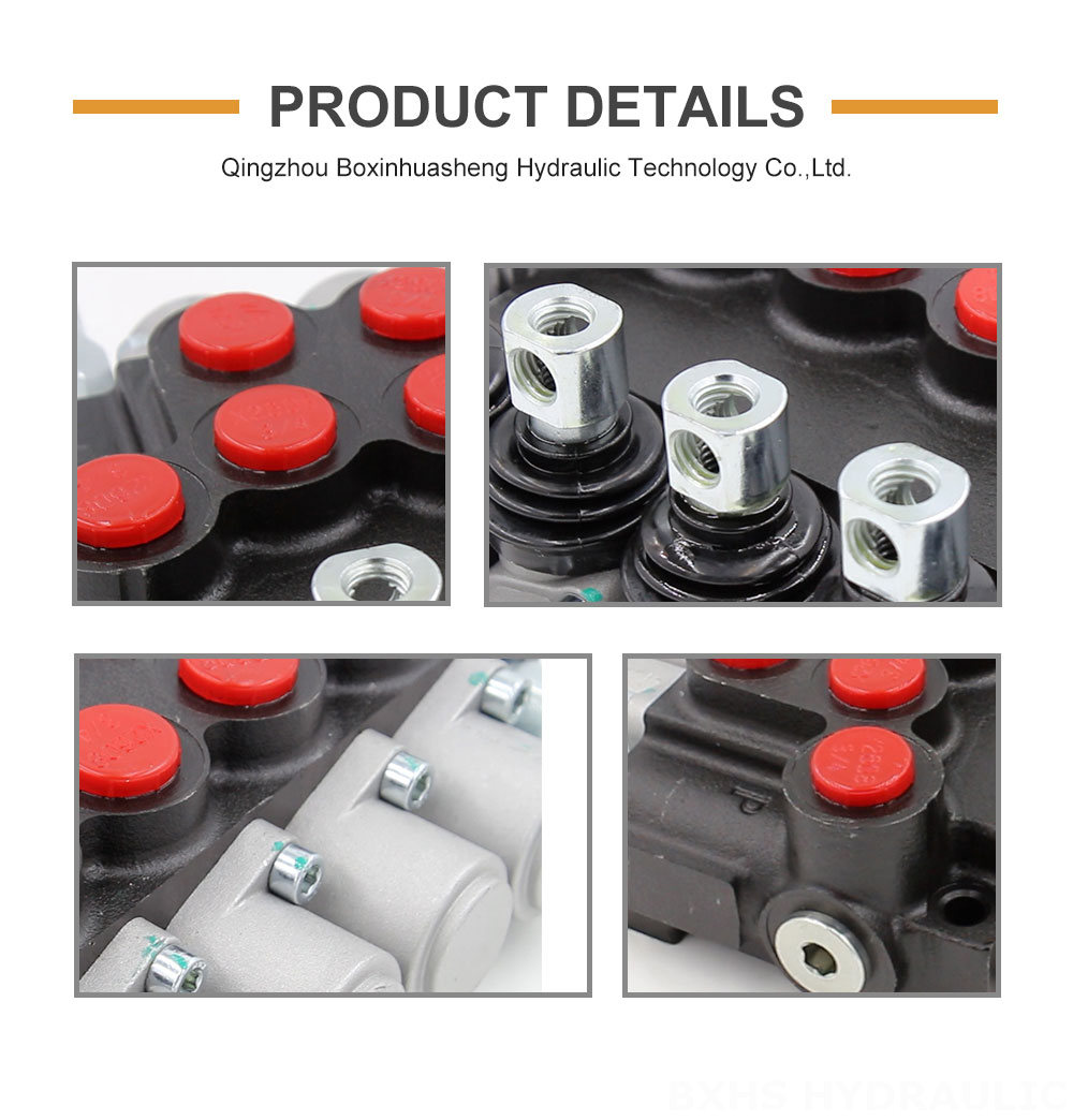 P40-U34-U68 Manual 5 Spool Monoblock Directional Valve detailed image