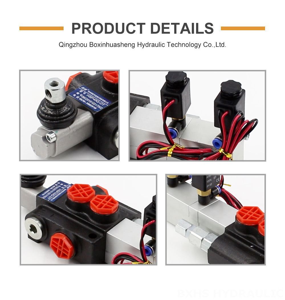 P40 Electro-pneumatic 1 Spool Monoblock Directional Valve detailed image