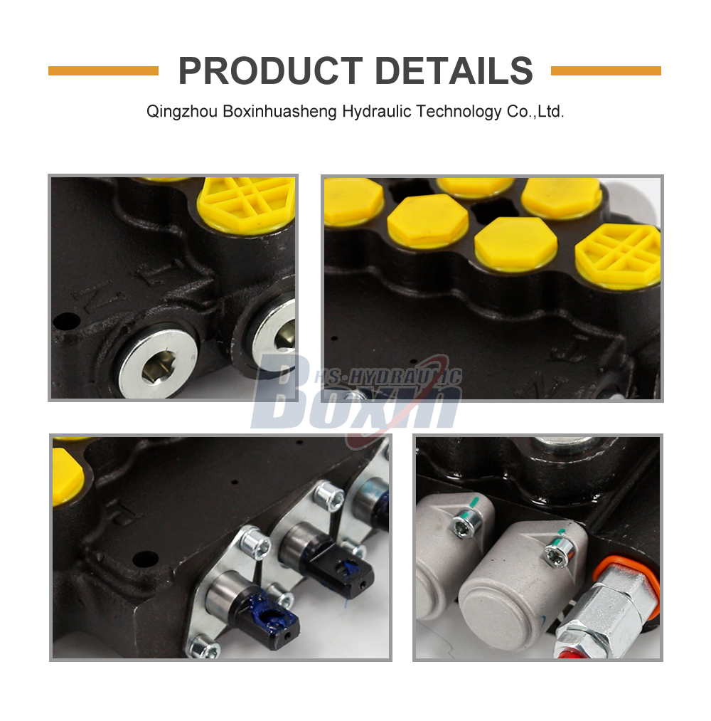 P80A-G-BT-2OT Cable 3 Spool Monoblock Directional Valve detailed image
