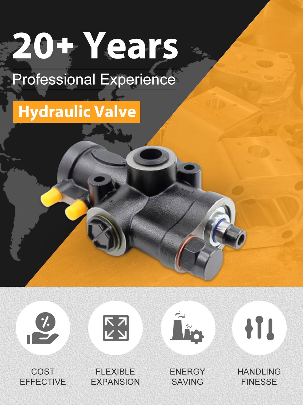 QFCK-F20L-01 Pneumatic 1 Spool Tipping Valve detailed image