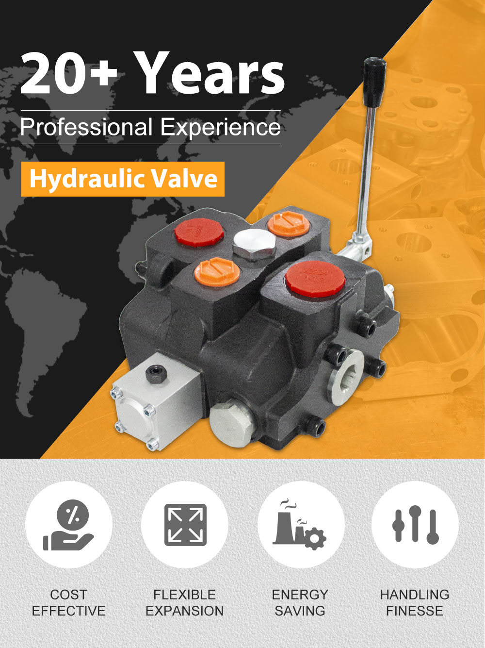 SD25 Manual 1 Spool Sectional Directional Valve detailed image