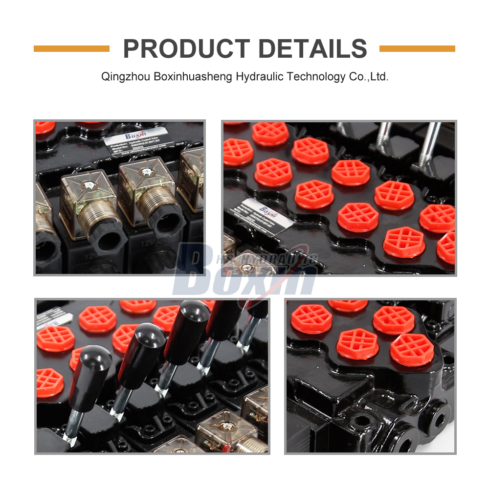 SD5-PG2 Solenoid 6 Spool Monoblock Directional Valve detailed image