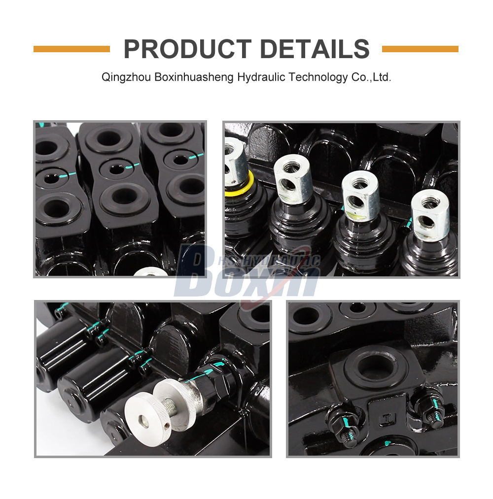 SD8-OTAMW Manual 4 Spool Sectional Directional Valve detailed image