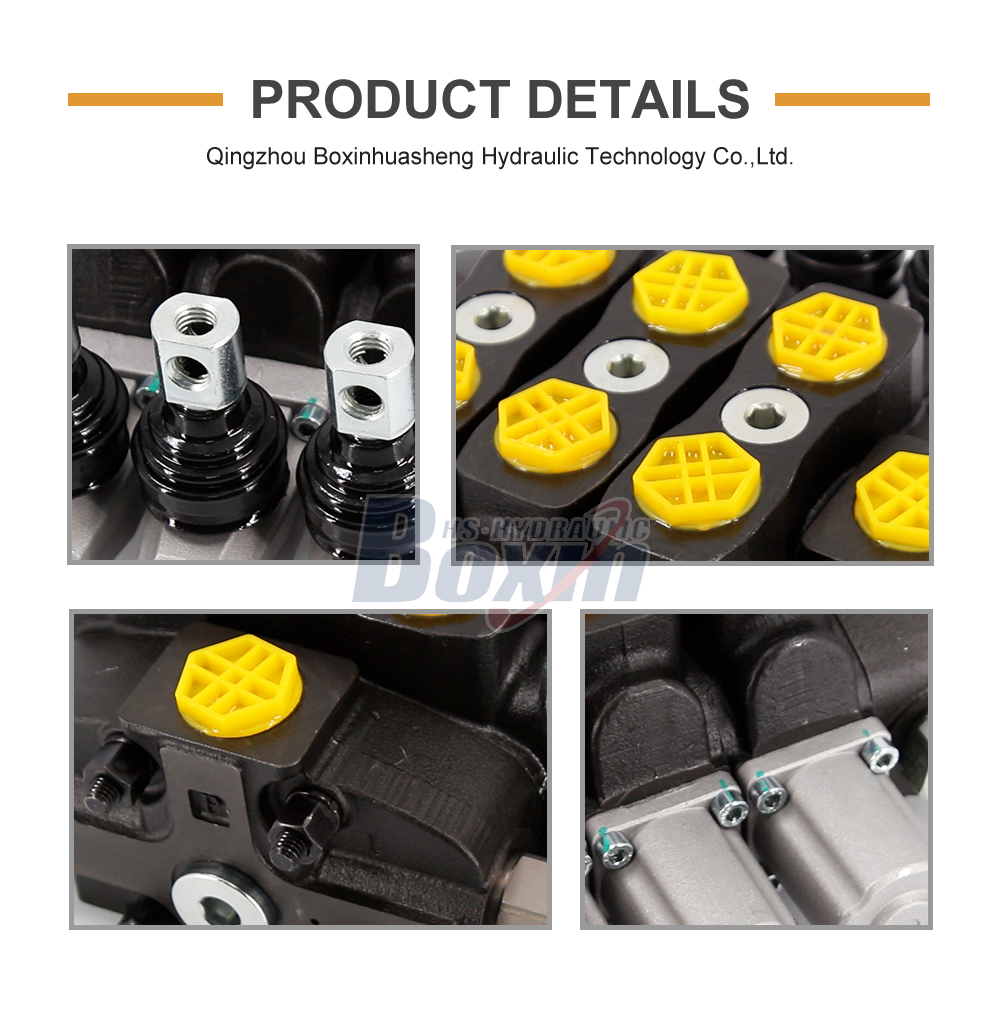 SD8 Manual 3 Spool Sectional Directional Valve detailed image