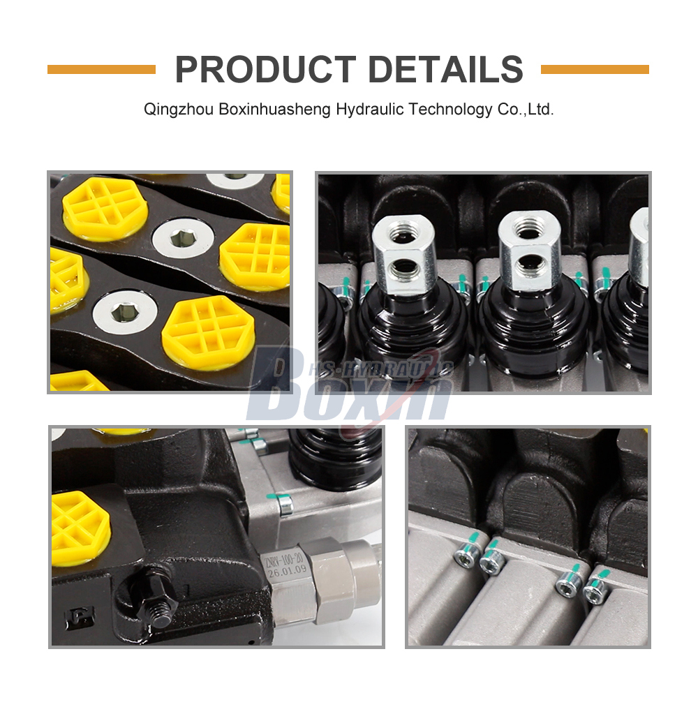 SD8 Manual 4 Spool Sectional Directional Valve detailed image