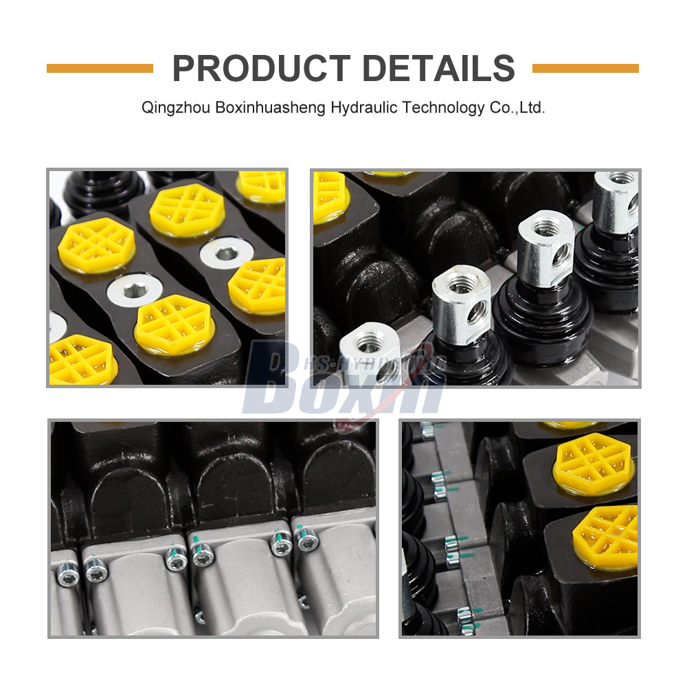 SD8 Manual 6 Spool Sectional Directional Valve detailed image
