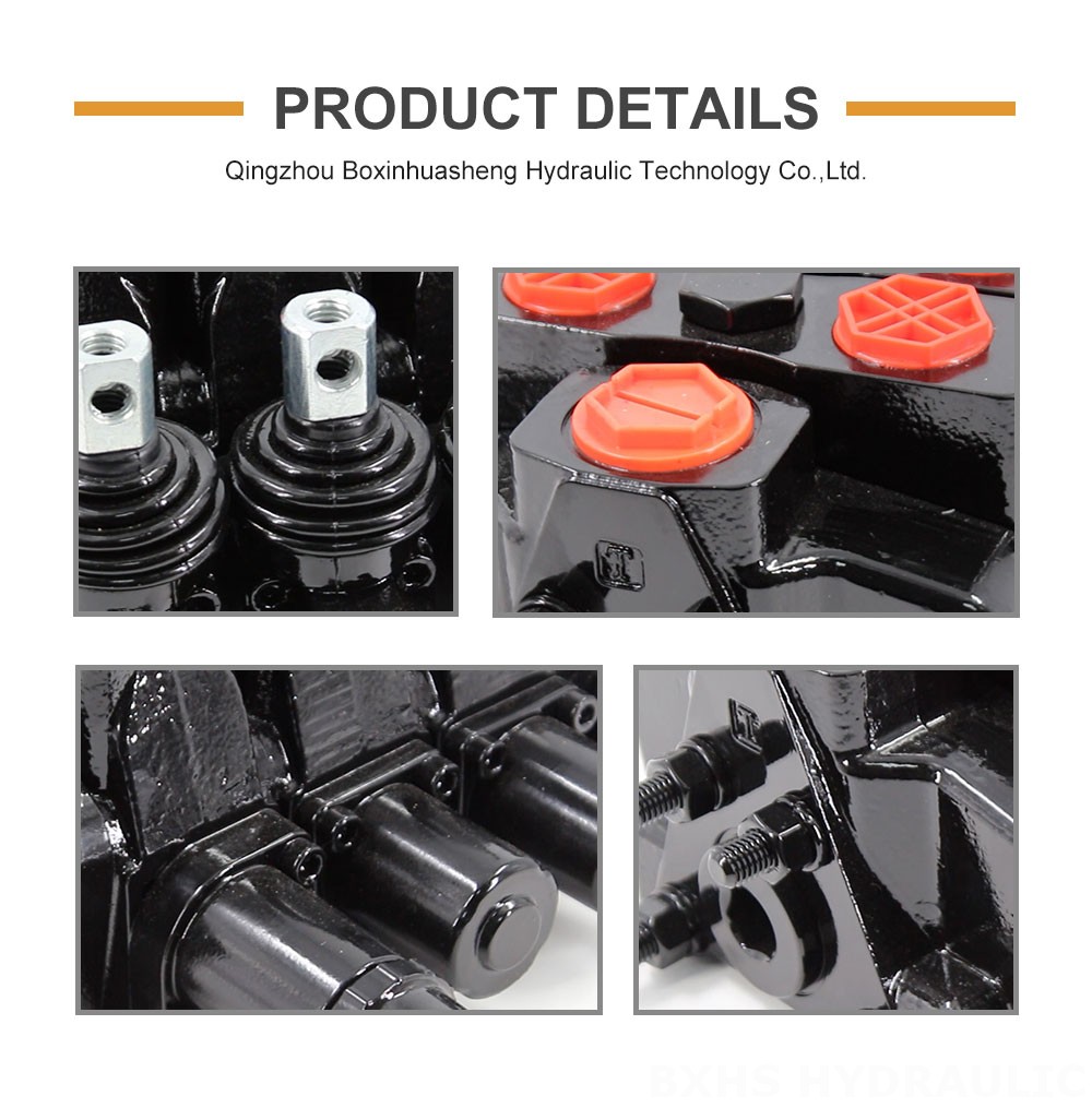 SDS180 Hydraulic and Manual 3 Spool Sectional Directional Valve detailed image
