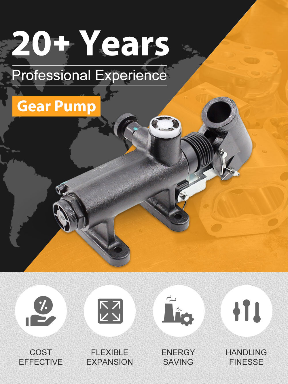 YPM-50S 50 cc/rev Hand Pump detailed image