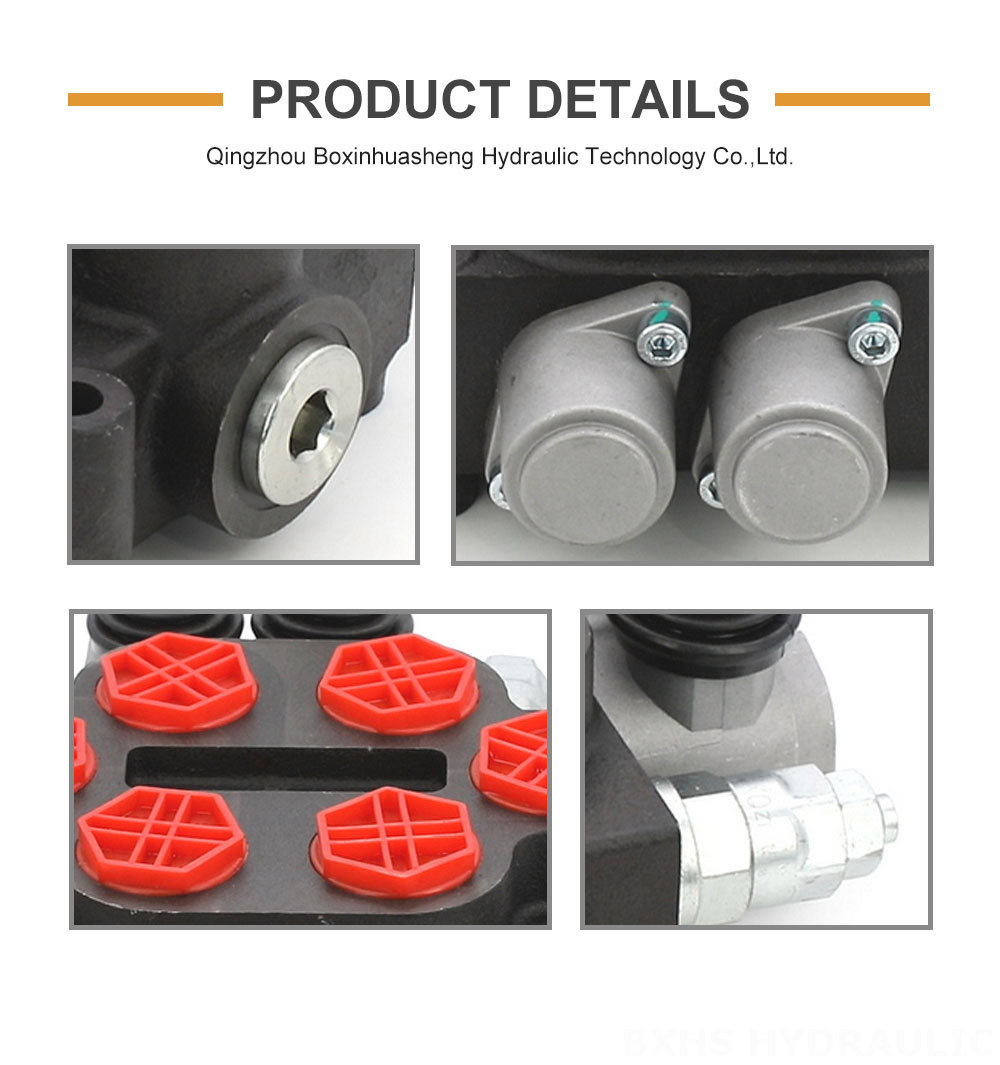 ZT20 Manual 2 Spool Hydraulic Control Valve detailed image