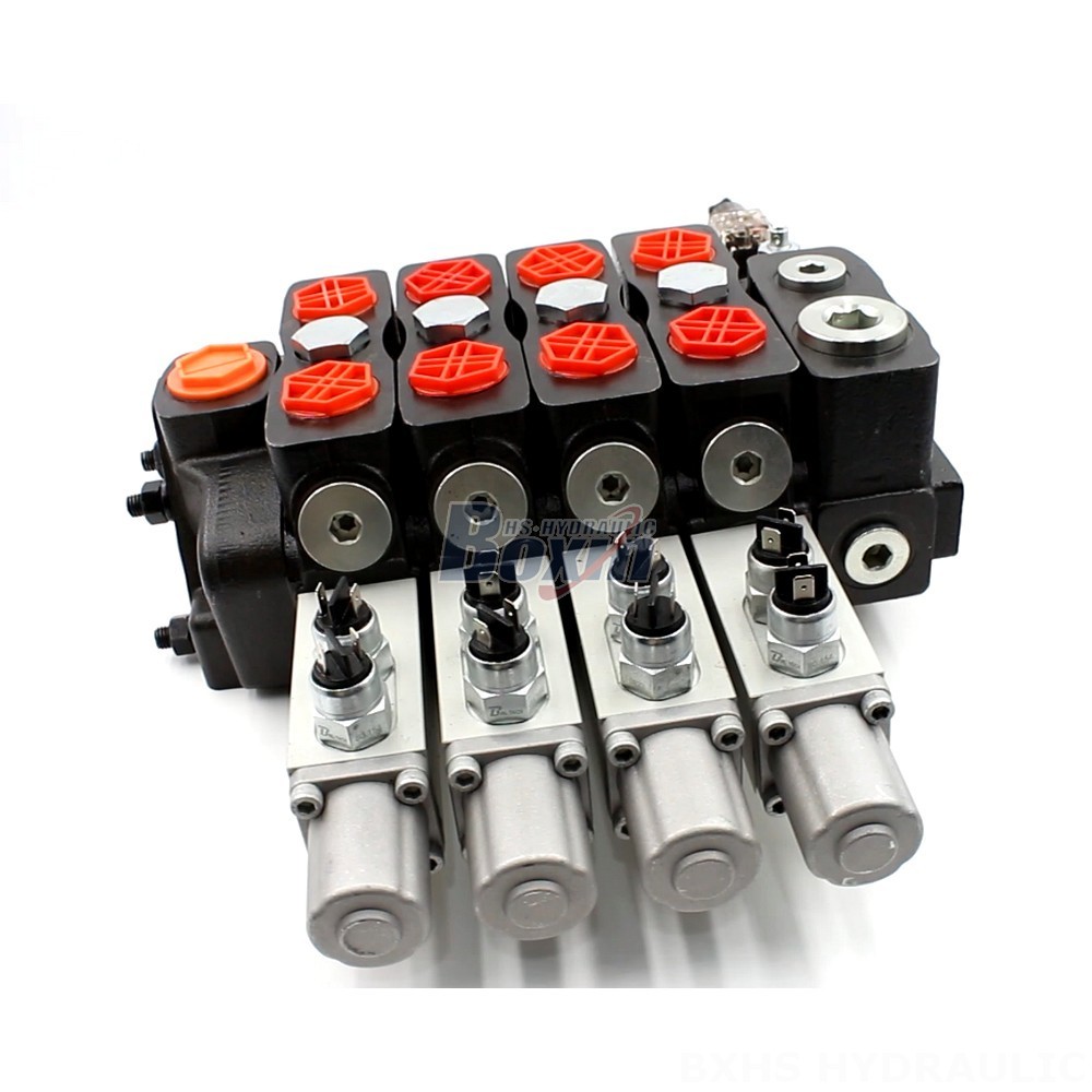 DLS180 Micro Switch Manual 4 Spool Sectional Directional Valve ...