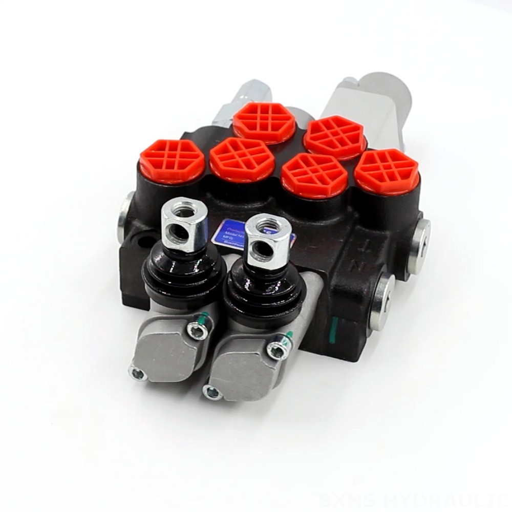 P40A Manual 2 Spool Monoblock Directional Valve | Industry-Leading Hydraulics Manual 2 Spool Monoblock Directional Valve image
