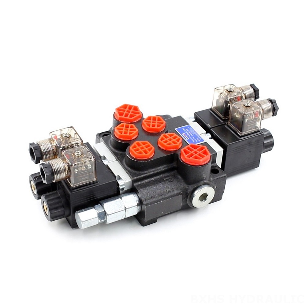 Hydraulic P40 Solenoid 2 Spool Monoblock Directional Valves Solenoid 2 Spool Monoblock Directional Valve image
