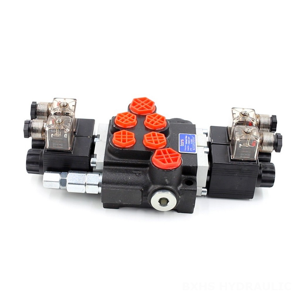 Pressure Control Valve Price High-Performance P40 Solenoid 2 Spool Monoblock Directional Valves image