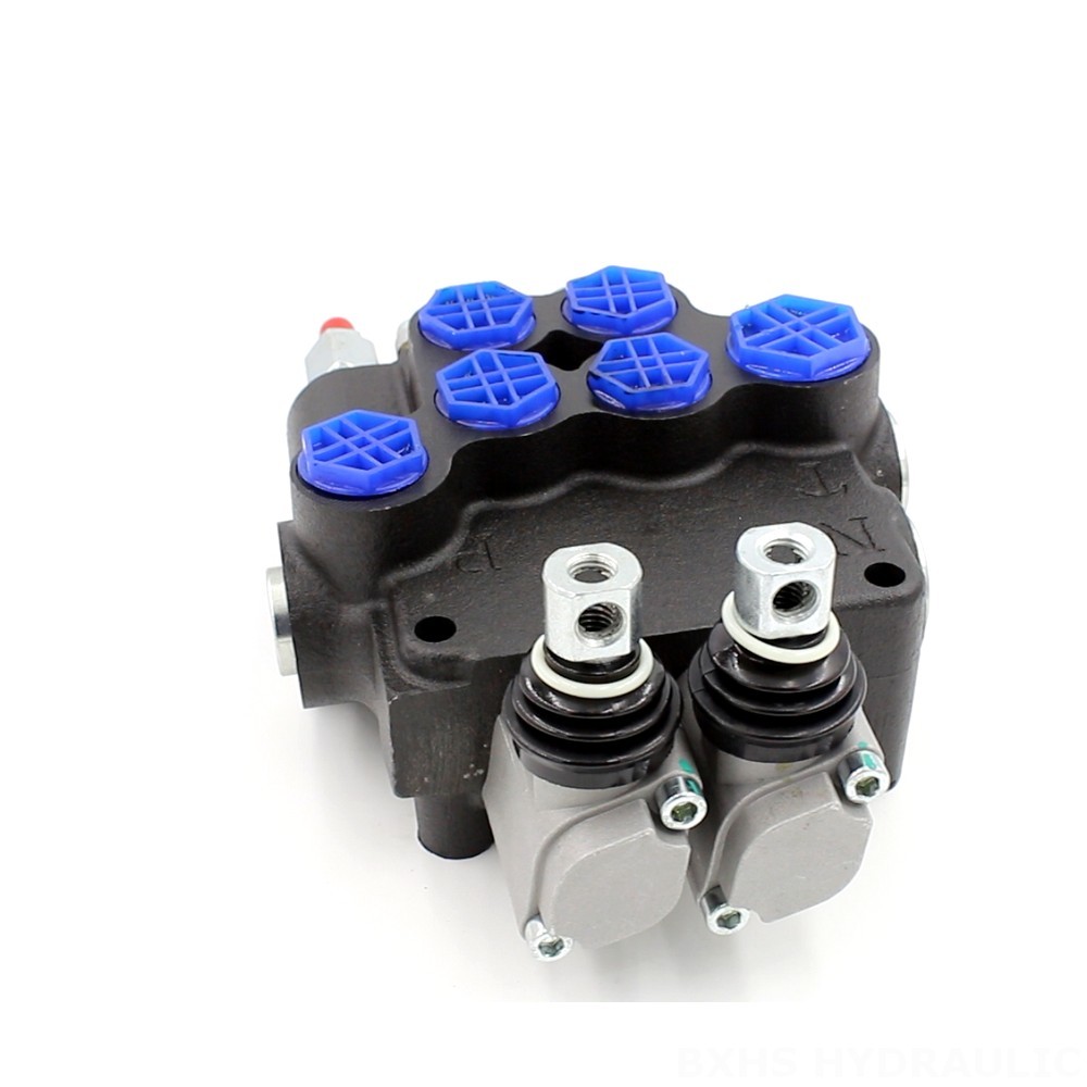 P80-G12-G38-QW Directional Valve: Quality Hydraulic Control Solutions Manual 2 Spool Monoblock Directional Valve image