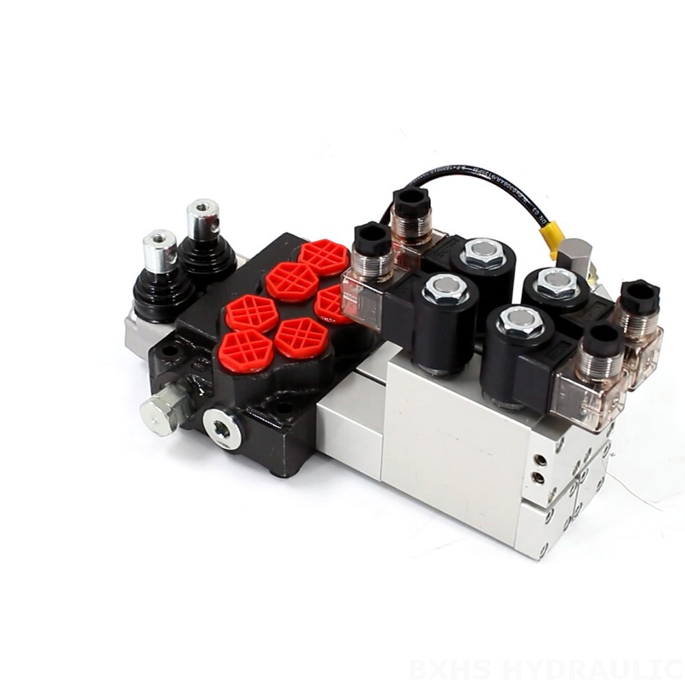 SD5 Electro-hydraulic 2 Spool Monoblock Directional Valve for Industrial Applications image